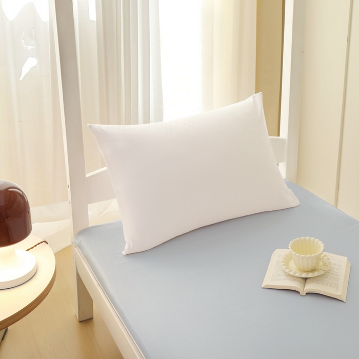 91家纺网 家纺一手货源 找家纺 啊雅家居 2026新款L形拉链全包床垫套学生宿舍家用被褥套 浅蓝灰