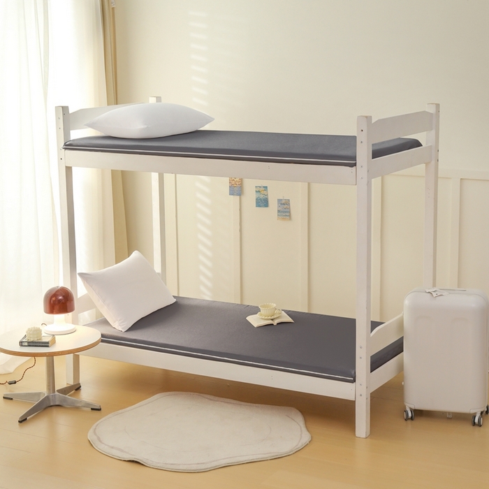 91家纺网 家纺一手货源 找家纺 啊雅家居 2026新款L形拉链全包床垫套学生宿舍家用被褥套 深灰