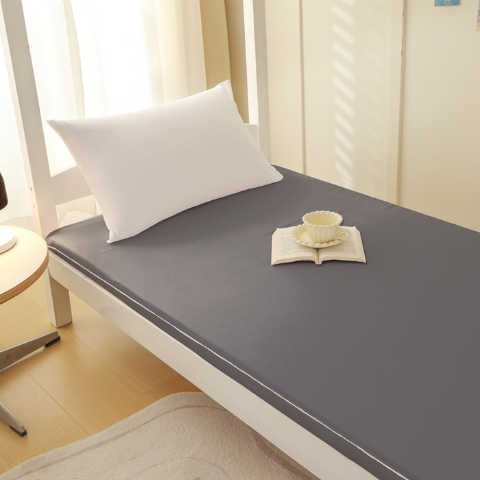 91家纺网 家纺一手货源 找家纺 啊雅家居 2026新款L形拉链全包床垫套学生宿舍家用被褥套 深灰