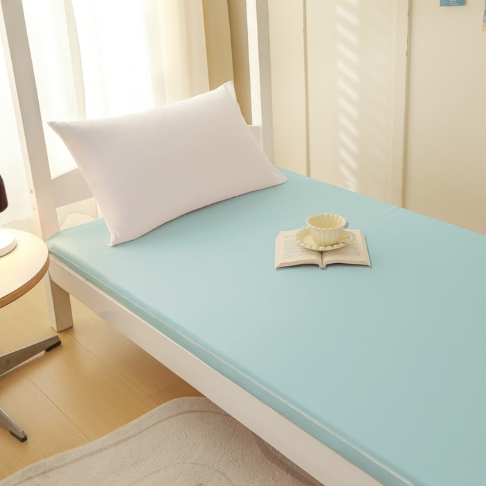 91家纺网 家纺一手货源 找家纺 啊雅家居 2026新款L形拉链全包床垫套学生宿舍家用被褥套 水绿