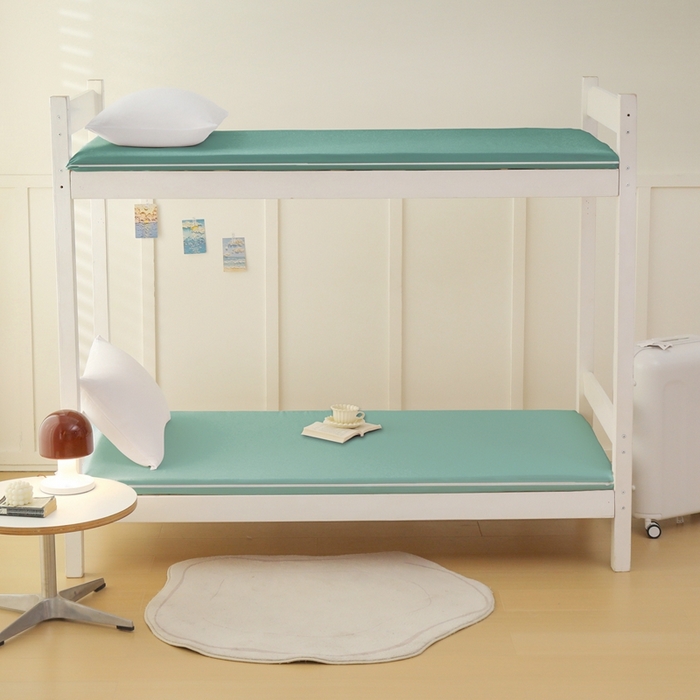 91家纺网 家纺一手货源 找家纺 啊雅家居 2026新款L形拉链全包床垫套学生宿舍家用被褥套 星蓝