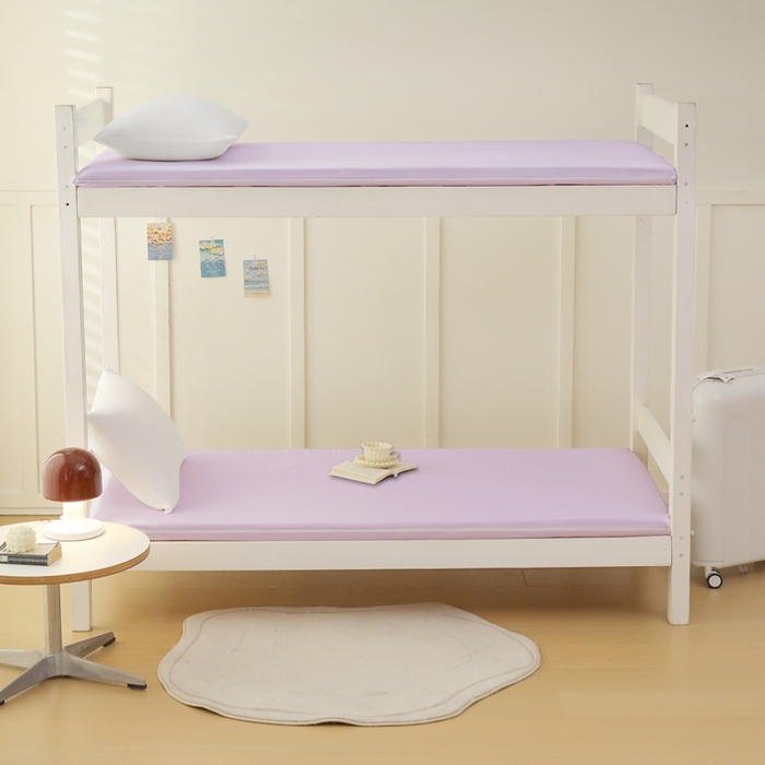 91家纺网 家纺一手货源 找家纺 啊雅家居 2026新款L形拉链全包床垫套学生宿舍家用被褥套 紫色