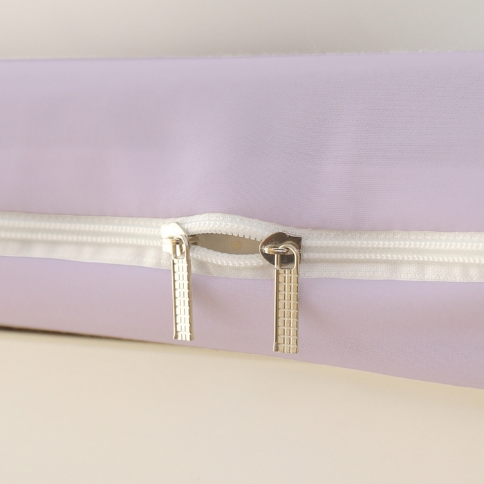 91家纺网 家纺一手货源 找家纺 啊雅家居 2026新款L形拉链全包床垫套学生宿舍家用被褥套 紫色