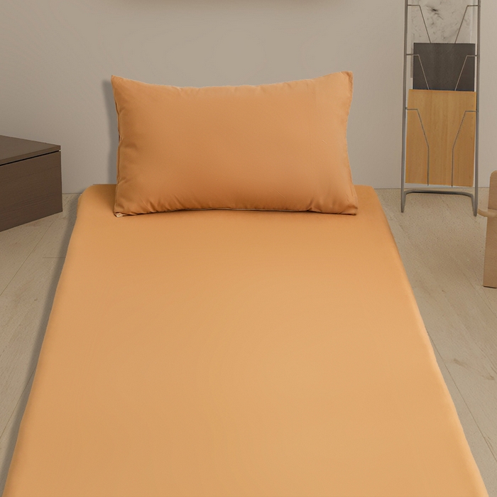 91家纺网 家纺一手货源 找家纺 啊雅家居 2026新款学生宿舍家用双面被褥套床垫套 咖色