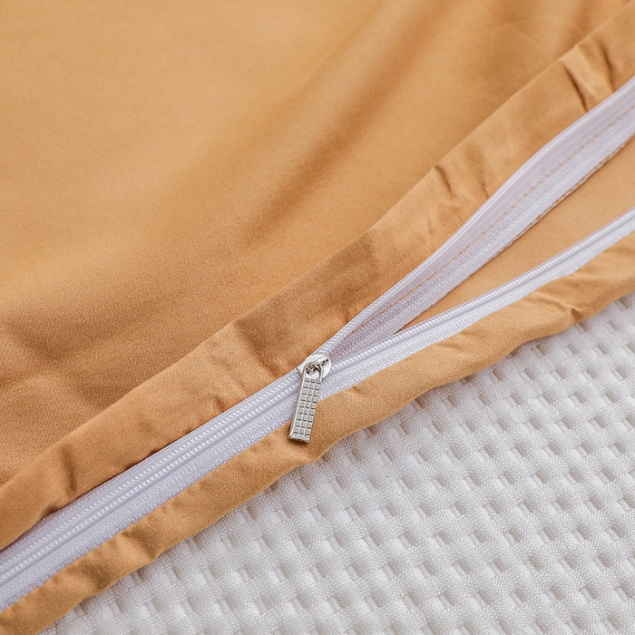 91家纺网 家纺一手货源 找家纺 啊雅家居 2026新款学生宿舍家用双面被褥套床垫套 咖色