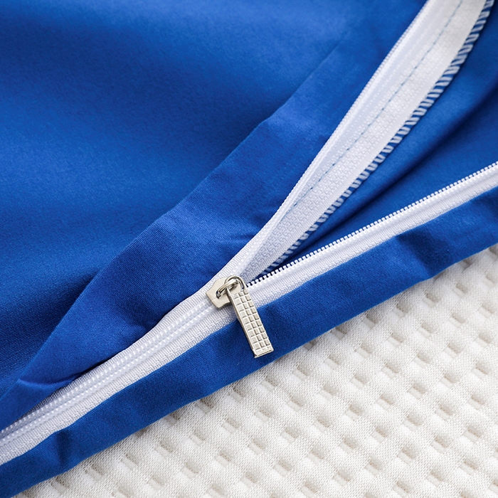 91家纺网 家纺一手货源 找家纺 啊雅家居 2026新款学生宿舍家用双面被褥套床垫套 克莱因蓝