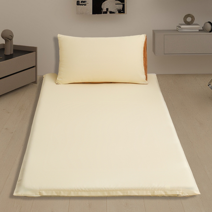 啊雅家居 2026新款学生宿舍家用双面被褥套床垫套 梦幻黄