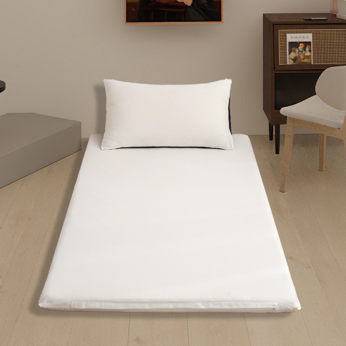 啊雅家居 2026新款学生宿舍家用双面被褥套床垫套 米白