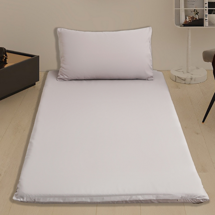 啊雅家居 2026新款学生宿舍家用双面被褥套床垫套 浅灰