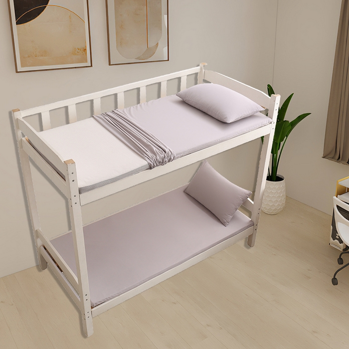 91家纺网 家纺一手货源 找家纺 啊雅家居 2026新款学生宿舍家用双面被褥套床垫套 浅灰