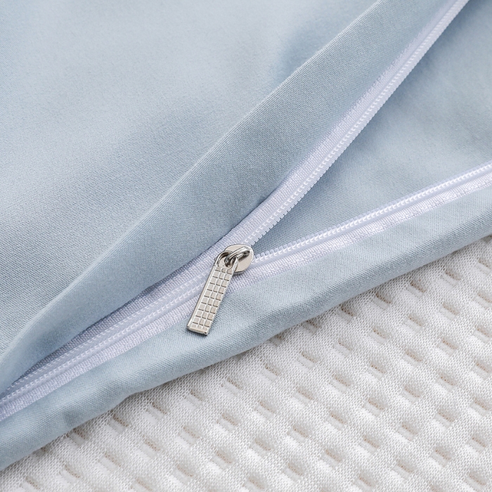 91家纺网 家纺一手货源 找家纺 啊雅家居 2026新款学生宿舍家用双面被褥套床垫套 浅蓝灰