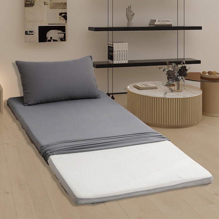 91家纺网 家纺一手货源 找家纺 啊雅家居 2026新款学生宿舍家用双面被褥套床垫套 深灰