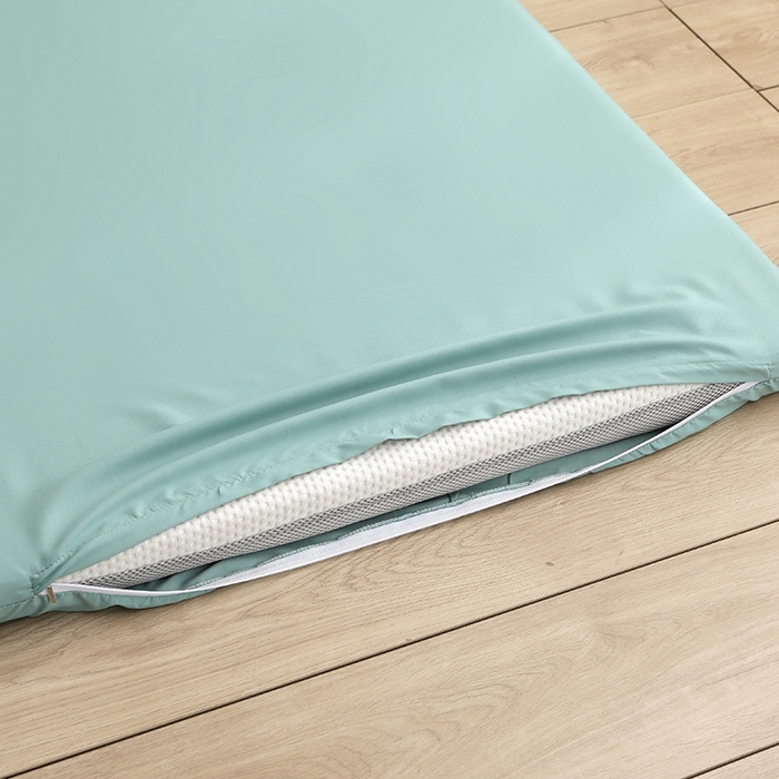 91家纺网 家纺一手货源 找家纺 啊雅家居 2026新款学生宿舍家用双面被褥套床垫套 星蓝