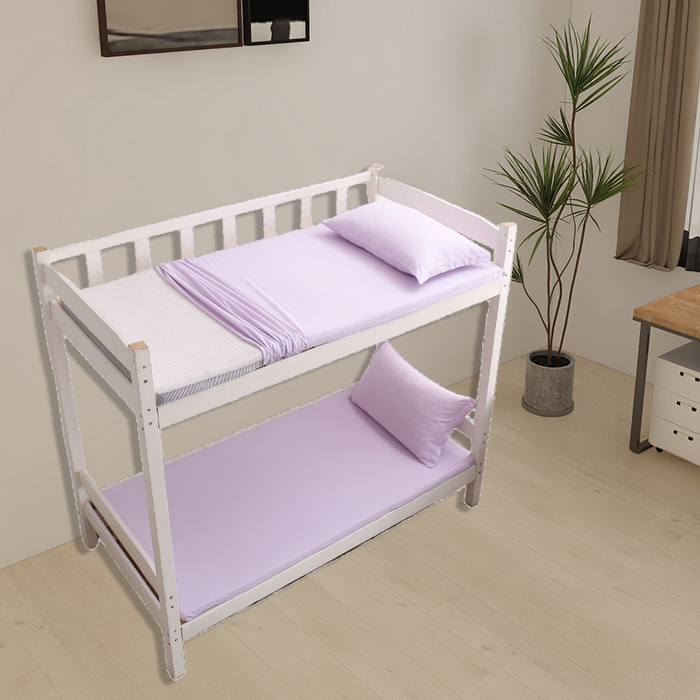 91家纺网 家纺一手货源 找家纺 啊雅家居 2026新款学生宿舍家用双面被褥套床垫套 紫色