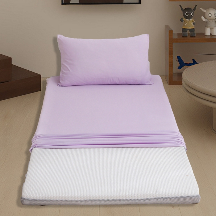 91家纺网 家纺一手货源 找家纺 啊雅家居 2026新款学生宿舍家用双面被褥套床垫套 紫色