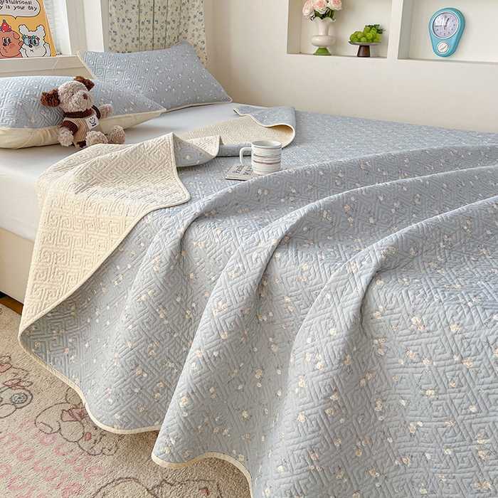 91家纺网 家纺一手货源 找家纺 （总）羽爱家纺 2025新款A类全棉印花水洗床盖四件套系列