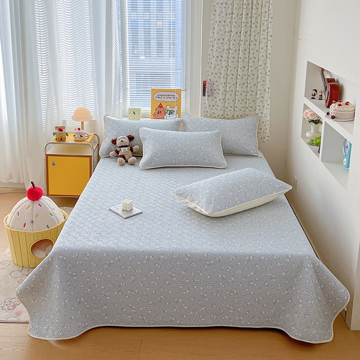 91家纺网 家纺一手货源 找家纺 （总）羽爱家纺 2025新款A类全棉印花水洗床盖四件套系列