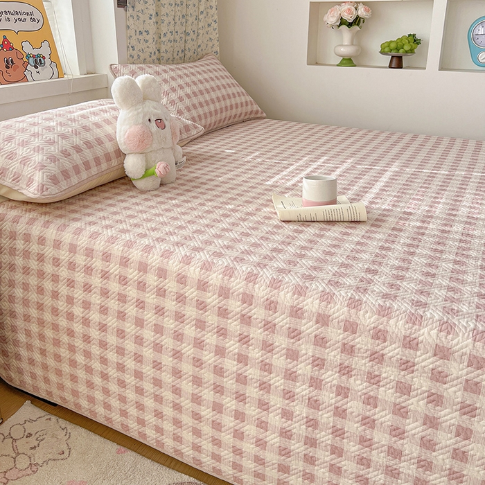 91家纺网 家纺一手货源 找家纺 羽爱家纺 2025新款A类全棉印花水洗床盖四件套系列 格瑞