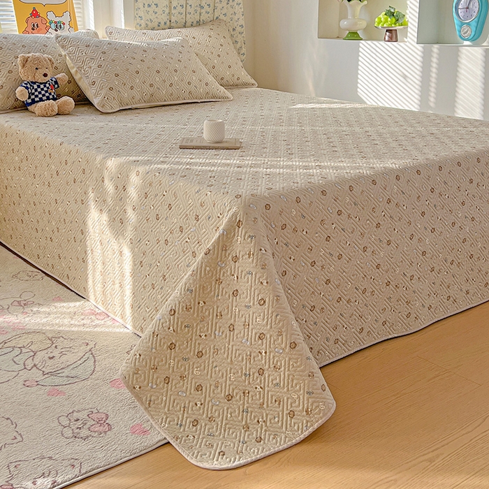 91家纺网 家纺一手货源 找家纺 羽爱家纺 2025新款A类全棉印花水洗床盖四件套系列 童话