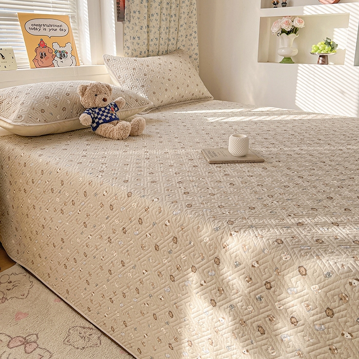 91家纺网 家纺一手货源 找家纺 羽爱家纺 2025新款A类全棉印花水洗床盖四件套系列 童话