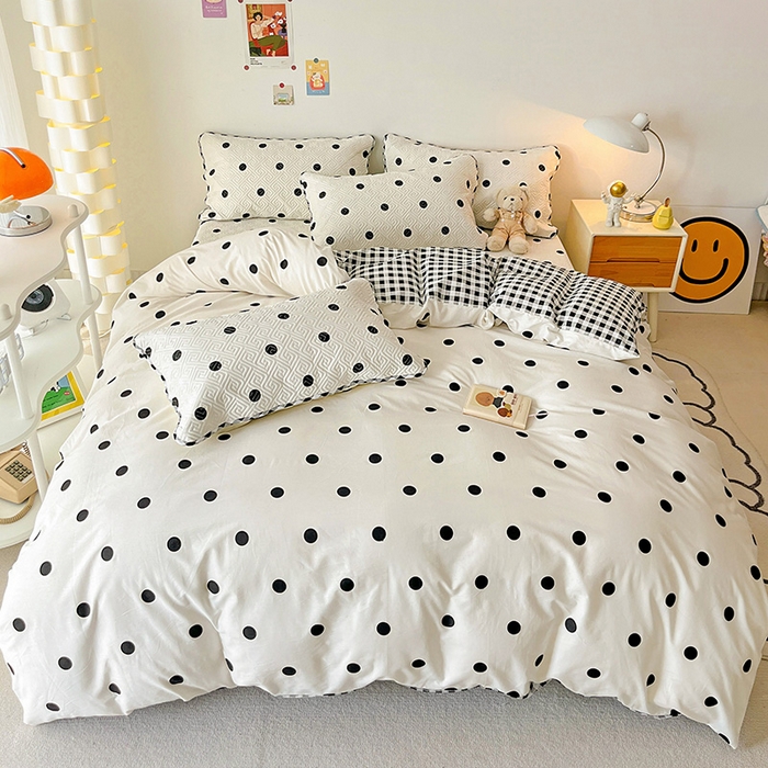 羽爱家纺 2025新款A类全棉印花水洗床盖四件套系列 星星点灯