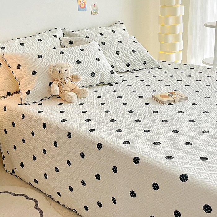 91家纺网 家纺一手货源 找家纺 羽爱家纺 2025新款A类全棉印花水洗床盖四件套系列 星星点灯