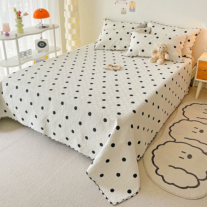 91家纺网 家纺一手货源 找家纺 羽爱家纺 2025新款A类全棉印花水洗床盖四件套系列 星星点灯