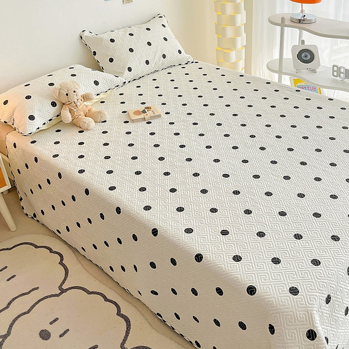 91家纺网 家纺一手货源 找家纺 羽爱家纺 2025新款A类全棉印花水洗床盖四件套系列 星星点灯