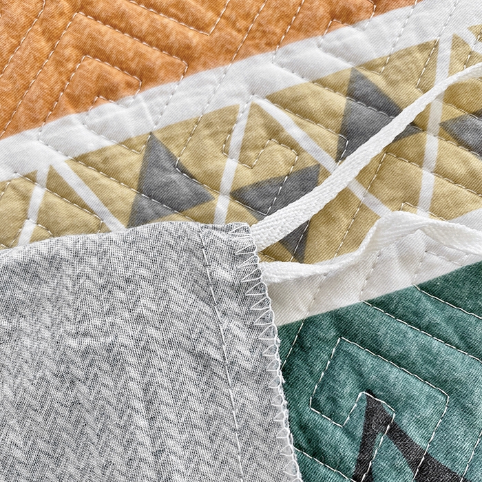 91家纺网 家纺一手货源 找家纺 羽爱家纺 2025新款A类全棉印花水洗床盖四件套系列 伊丽莎白