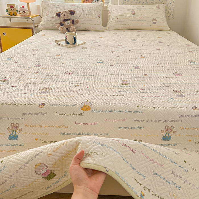 91家纺网 家纺一手货源 找家纺 （总）羽爱家纺 2025新款A类全棉印花水洗床盖三件套系列