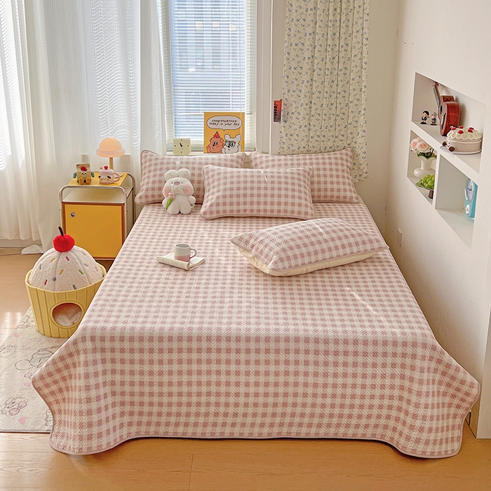 91家纺网 家纺一手货源 找家纺 （总）羽爱家纺 2025新款A类全棉印花水洗床盖三件套系列