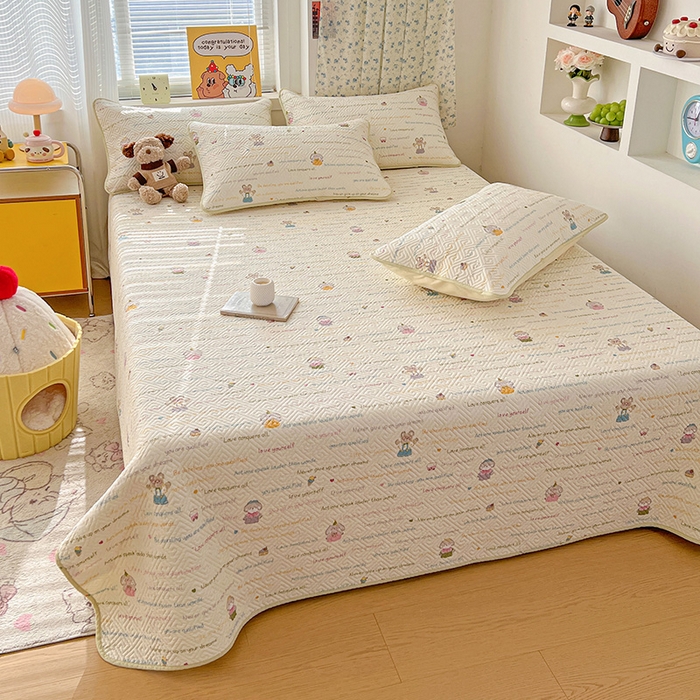 91家纺网 家纺一手货源 找家纺 羽爱家纺 2025新款A类全棉印花水洗床盖三件套系列 笔记