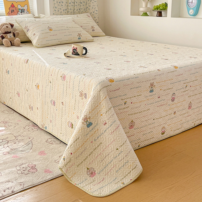 91家纺网 家纺一手货源 找家纺 羽爱家纺 2025新款A类全棉印花水洗床盖三件套系列 笔记