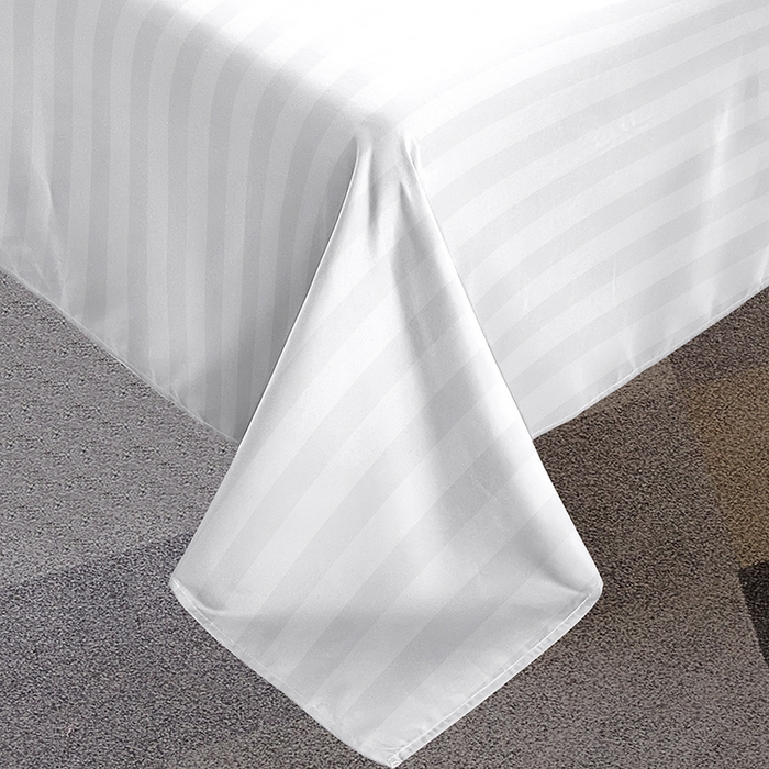 91家纺网 家纺一手货源 找家纺 （总）啊雅家居 2026新款民宿宾馆酒店客栈缎条四件套