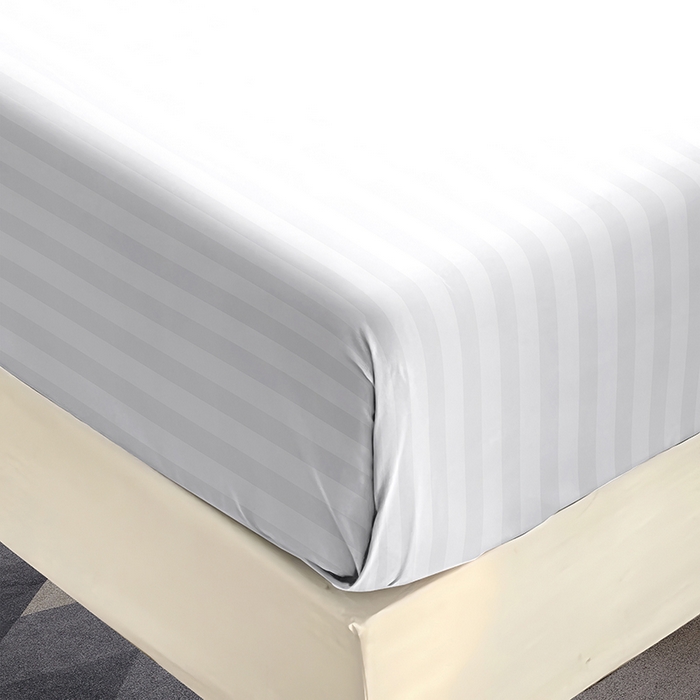 91家纺网 家纺一手货源 找家纺 啊雅家居 2026新款民宿宾馆酒店客栈缎条四件套 缎条飞边款