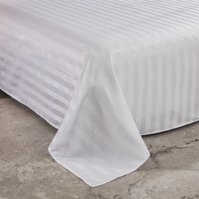 91家纺网 家纺一手货源 找家纺 （总）啊雅家居 2026新款宾馆酒店民宿缎条四件套