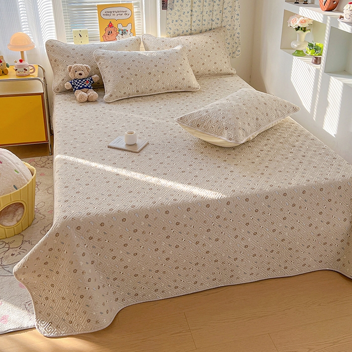 91家纺网 家纺一手货源 找家纺 羽爱家纺 2025新款A类全棉印花水洗床盖三件套系列 童话