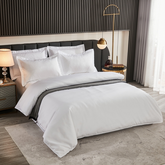 91家纺网 家纺一手货源 找家纺 （总）啊雅家居 2026新款宾馆酒店民宿亲肤斜纹磨毛四件套