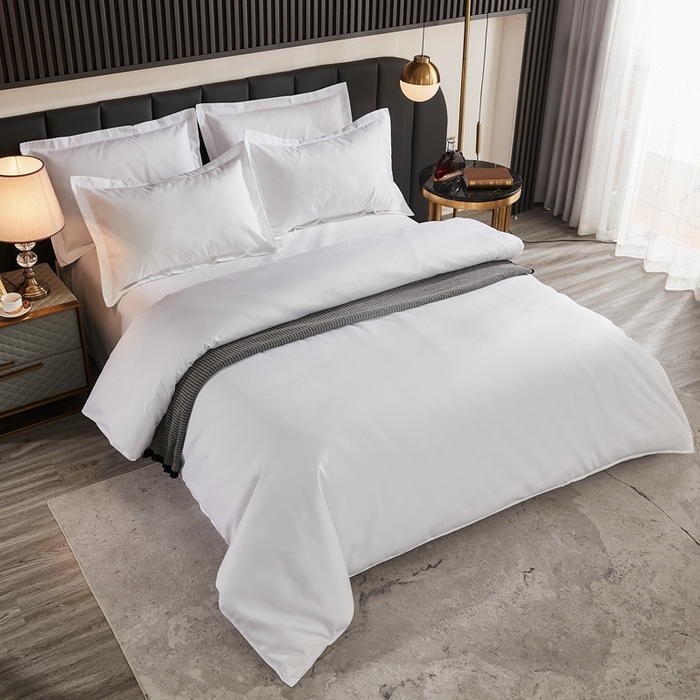 91家纺网 家纺一手货源 找家纺 （总）啊雅家居 2026新款宾馆酒店民宿亲肤斜纹磨毛四件套