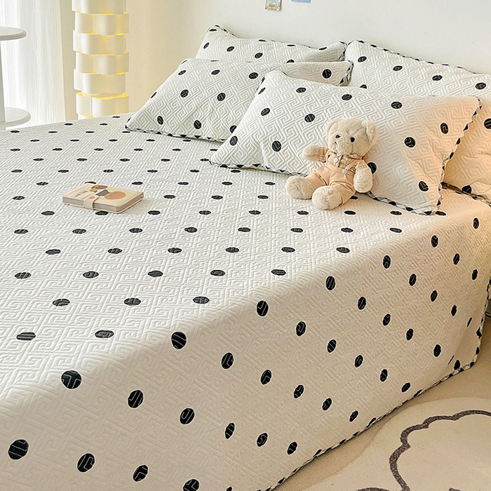 91家纺网 家纺一手货源 找家纺 羽爱家纺 2025新款A类全棉印花水洗床盖三件套系列 星星点灯