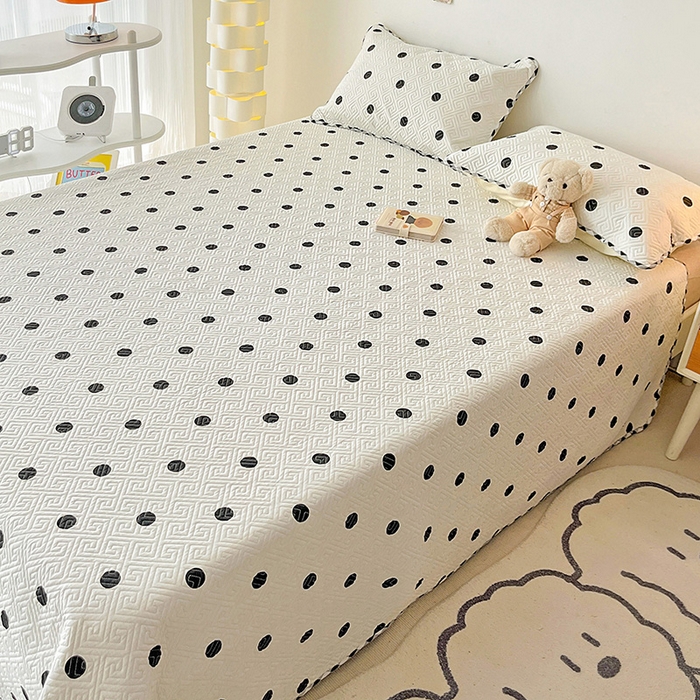 91家纺网 家纺一手货源 找家纺 羽爱家纺 2025新款A类全棉印花水洗床盖三件套系列 星星点灯