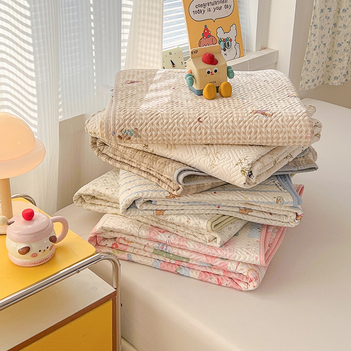 91家纺网 家纺一手货源 找家纺 羽爱家纺 2025新款A类全棉印花水洗床盖三件套系列 组合图仅展示