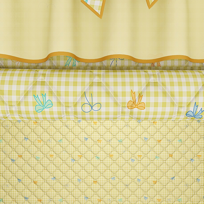 91家纺网 家纺一手货源 找家纺 锦逸家居 2025新款遮光防蚊坐床蚊帐加厚保暖夹棉蚊帐 蝴蝶结派