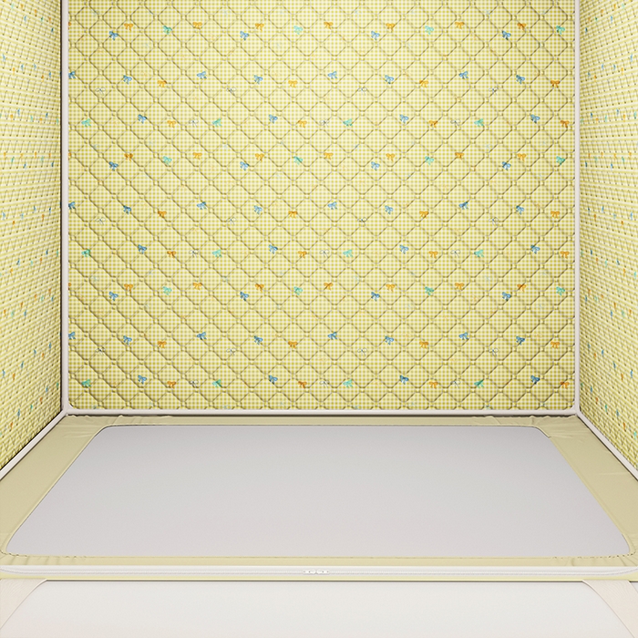 91家纺网 家纺一手货源 找家纺 锦逸家居 2025新款遮光防蚊坐床蚊帐加厚保暖夹棉蚊帐 蝴蝶结派