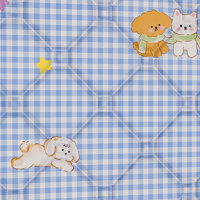 91家纺网 家纺一手货源 找家纺 锦逸家居 2025新款遮光防蚊坐床蚊帐加厚保暖夹棉蚊帐 快乐好朋友