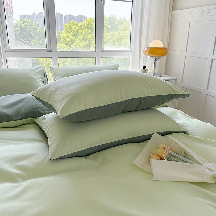 91家纺网 家纺一手货源 找家纺 （总）赫然家纺 2025新款纯色磨毛系列单枕套