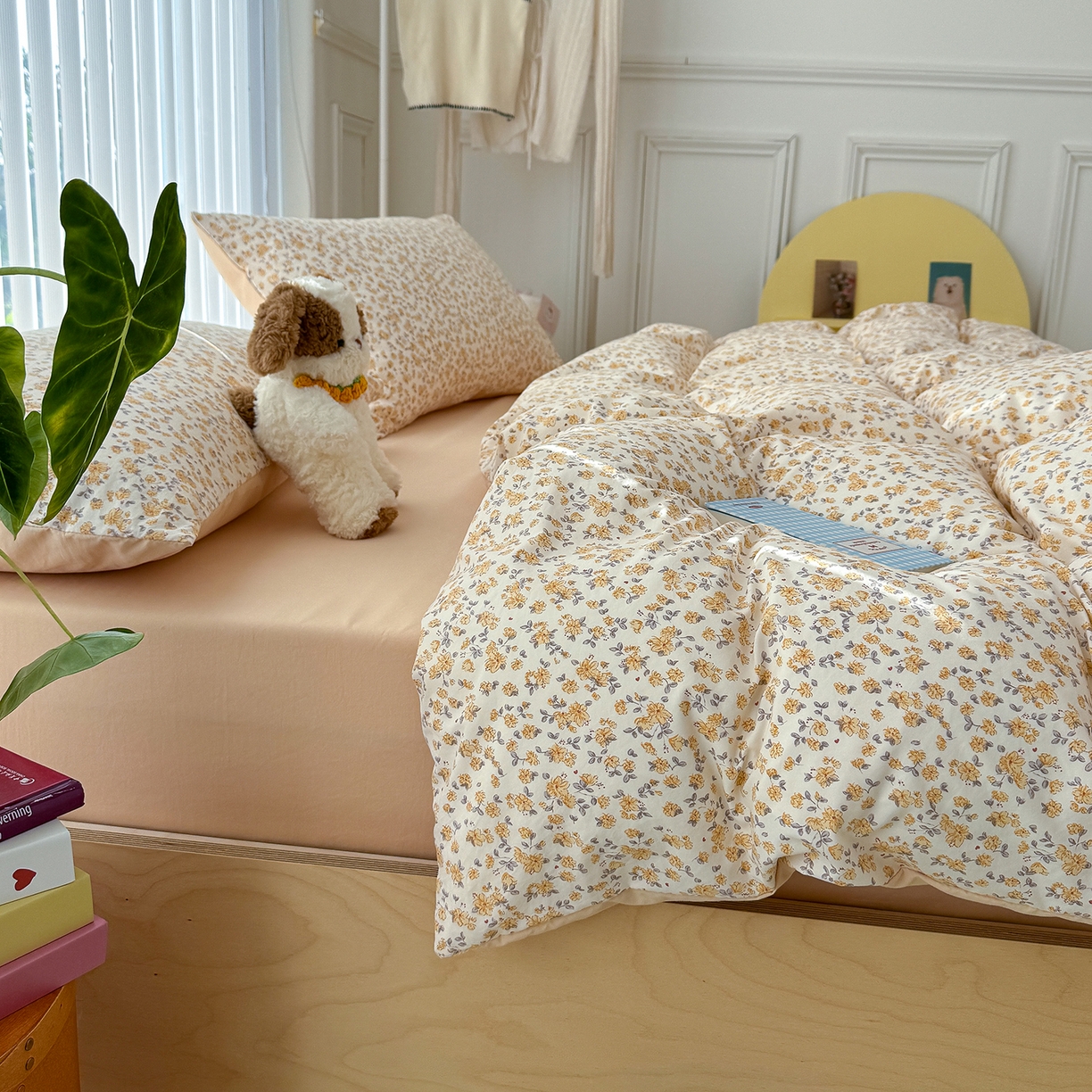 91家纺网 家纺一手货源 找家纺 （总）竹合家纺 2026新款春款A类古法水洗仿棉云感棉小布袋四件套