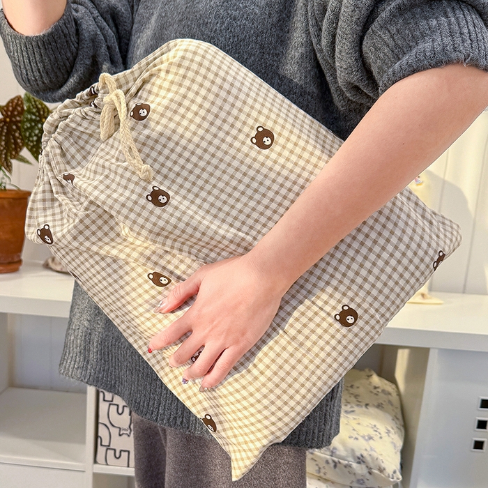 91家纺网 家纺一手货源 找家纺 （总）竹合家纺 2026新款春款A类古法水洗仿棉云感棉小布袋四件套