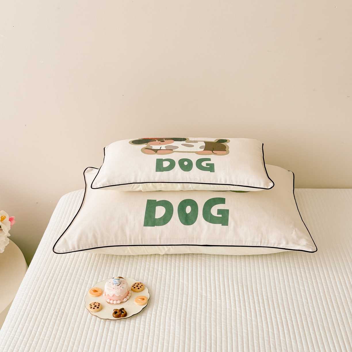 91家纺网 家纺一手货源 找家纺 呗旺鹿 2025新款A类全棉双层纱单枕套儿童枕头套 小红帽