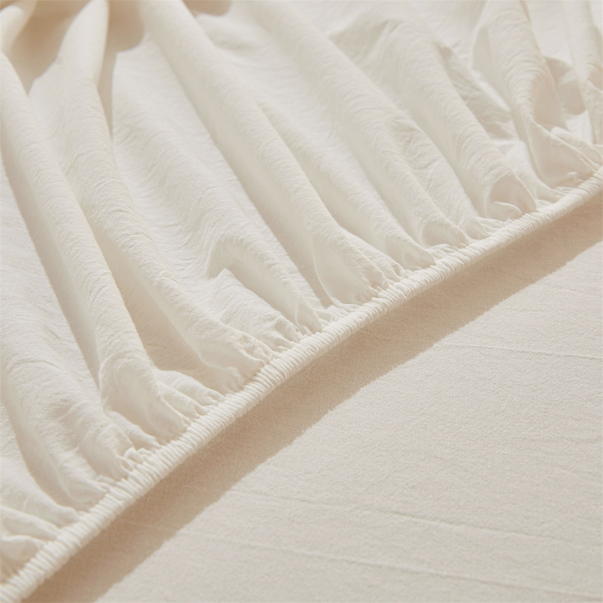 91家纺网 家纺一手货源 找家纺 （总）优眠坊 2026新款全棉色织水洗纯色条格纯棉单层床笠床垫保护套